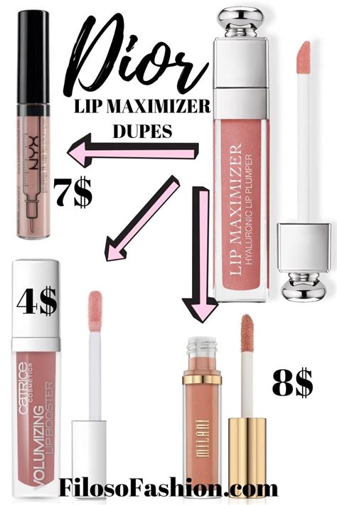 best dupes for dior lip addict glow|dior addict lip maximizer dupe.